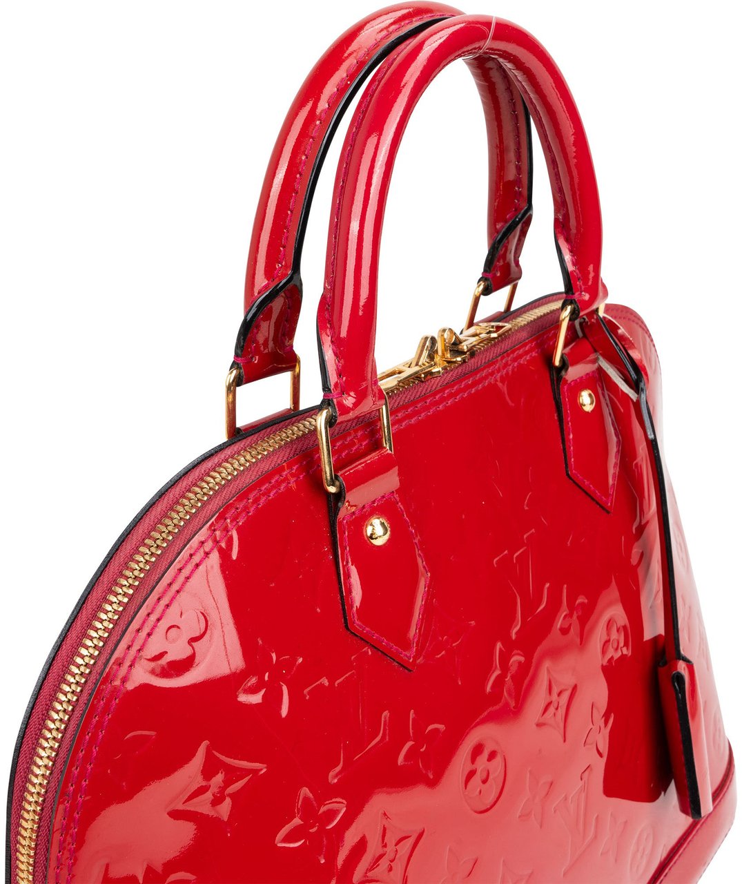 Louis Vuitton Louis Vuitton Vernis Monogram Alma PM Handbag Rood