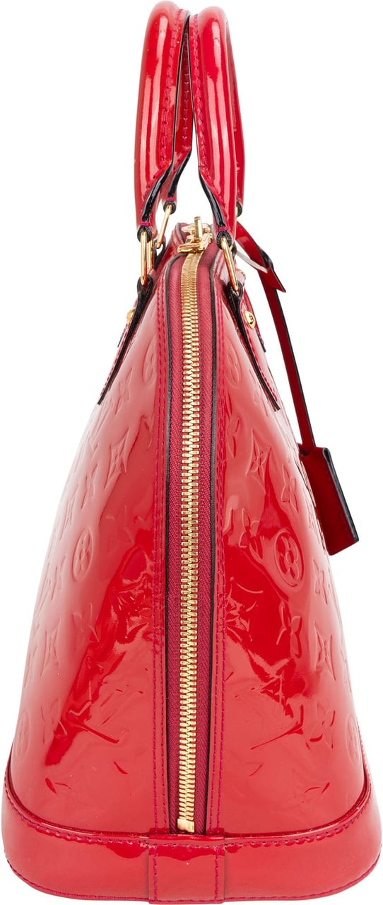 Louis Vuitton Louis Vuitton Vernis Monogram Alma PM Handbag Rood