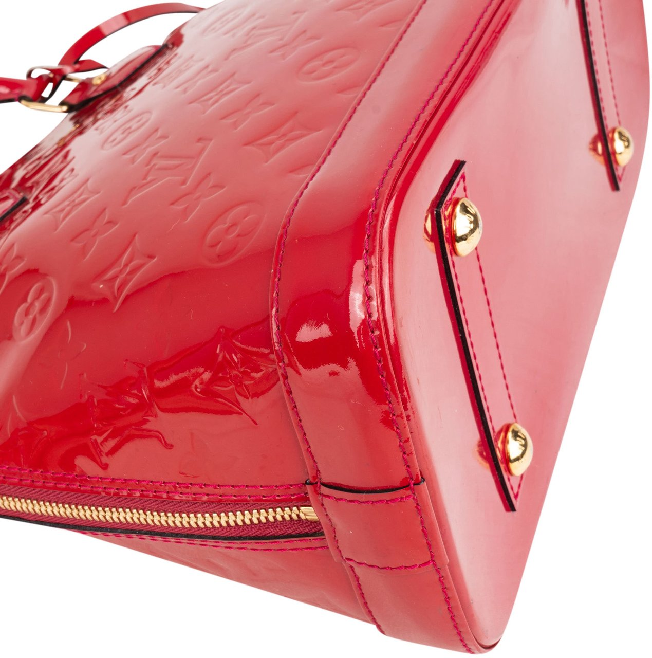 Louis Vuitton Louis Vuitton Vernis Monogram Alma PM Handbag Rood