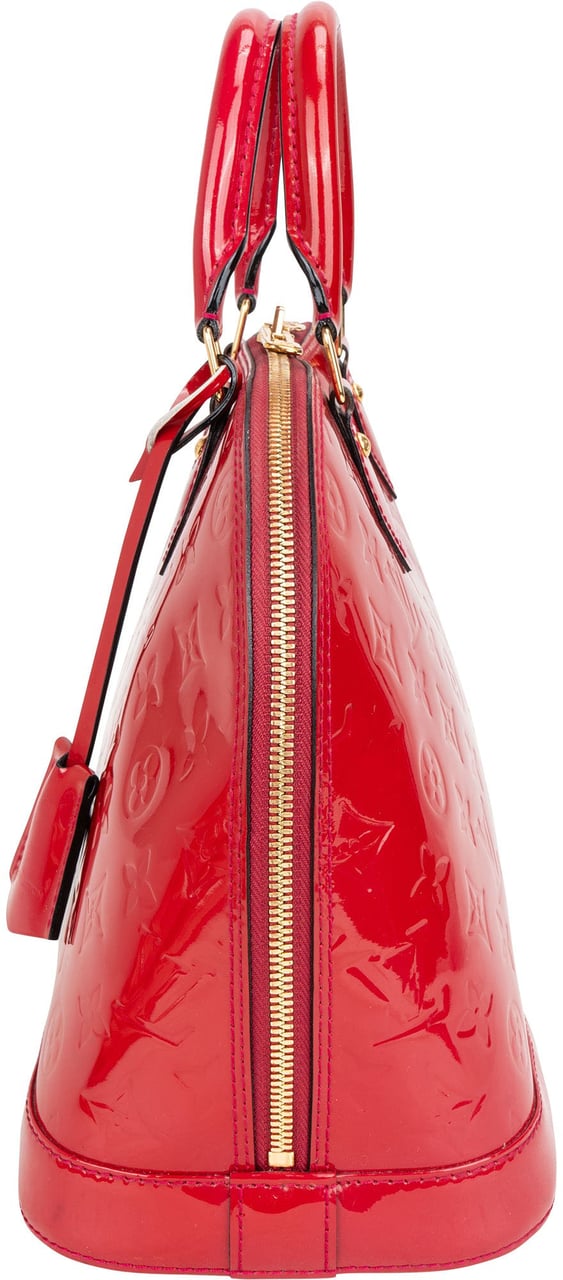 Louis Vuitton Louis Vuitton Vernis Monogram Alma PM Handbag Rood