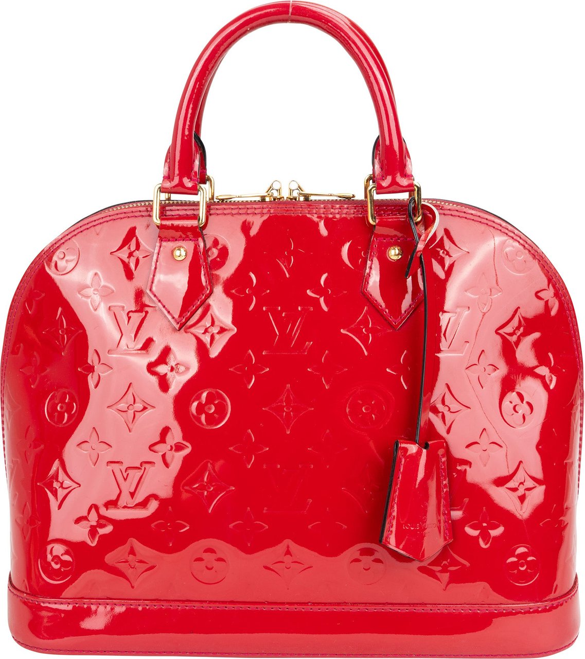 Louis Vuitton Louis Vuitton Vernis Monogram Alma PM Handbag Rood