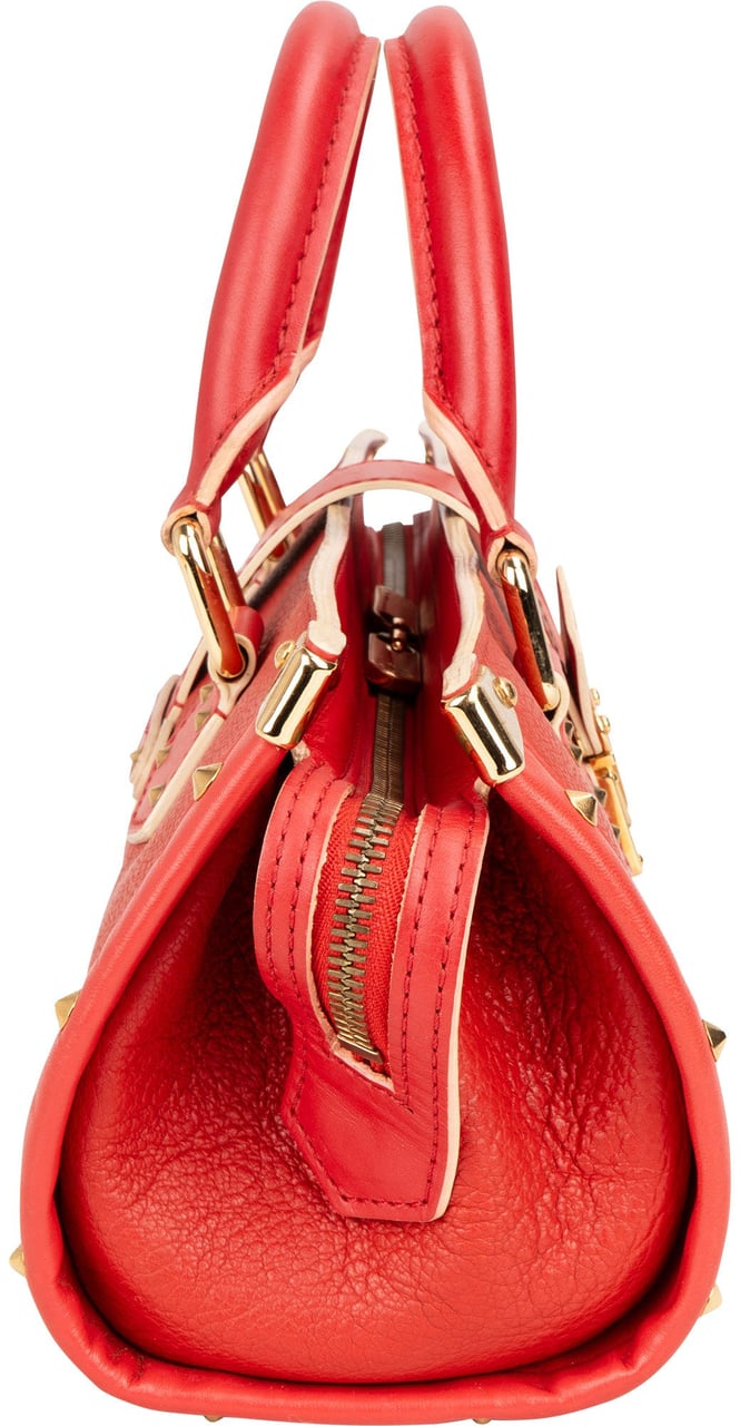 Louis Vuitton Louis Vuitton Red Leather Suhali L´epanoui Handbag Rood