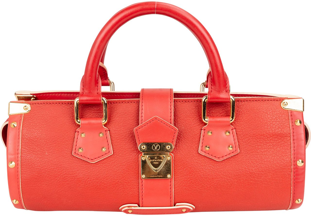 Louis Vuitton Louis Vuitton Red Leather Suhali L´epanoui Handbag Rood