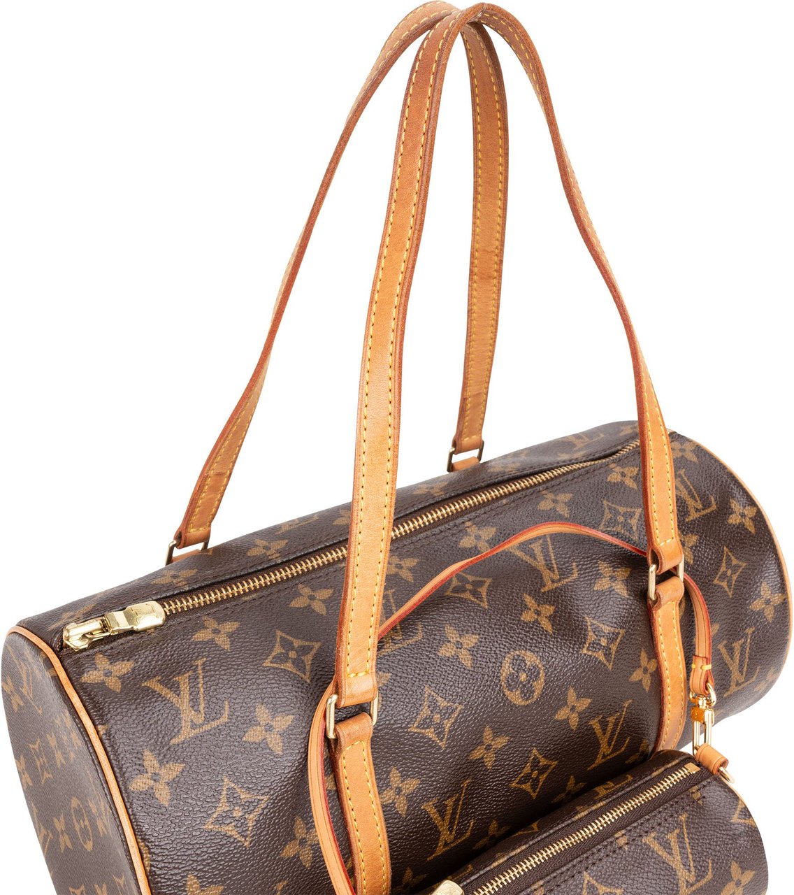 Louis Vuitton Louis Vuitton Canvas Monogram Papillon Set Handbag Bruin