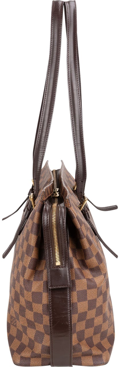 Louis Vuitton Louis Vuitton Damier Ebene Monogram Chelsea Shoulder Bag Bruin