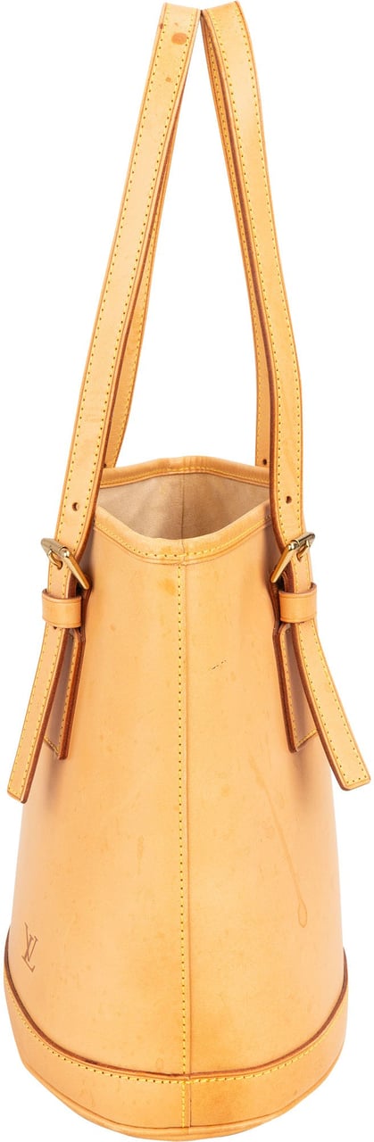 Louis Vuitton Louis Vuitton Nomade Leather Mare Bucket PM Handbag Bruin