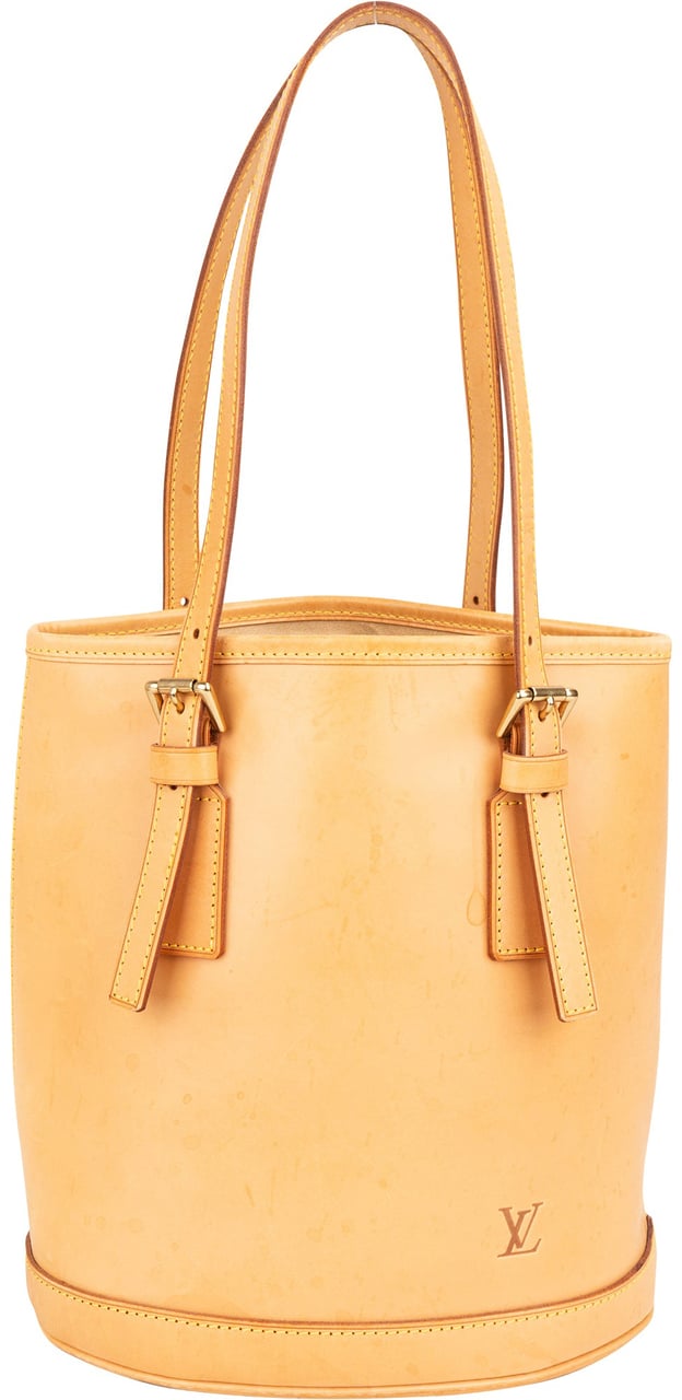 Louis Vuitton Louis Vuitton Nomade Leather Mare Bucket PM Handbag Bruin