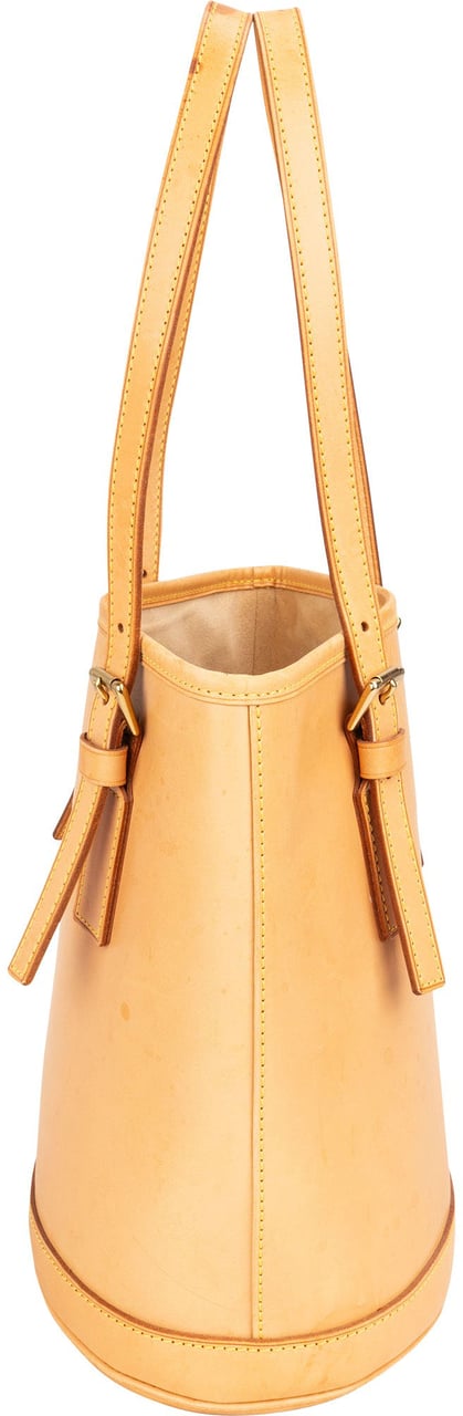 Louis Vuitton Louis Vuitton Nomade Leather Mare Bucket PM Handbag Bruin
