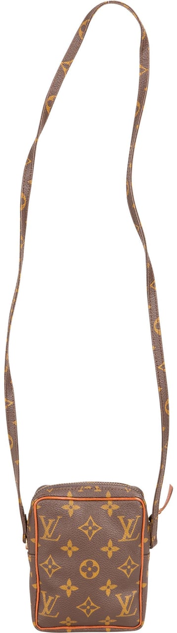 Louis Vuitton Louis Vuitton Canvas Monogram Mini Danube Crossbody Bag Bruin