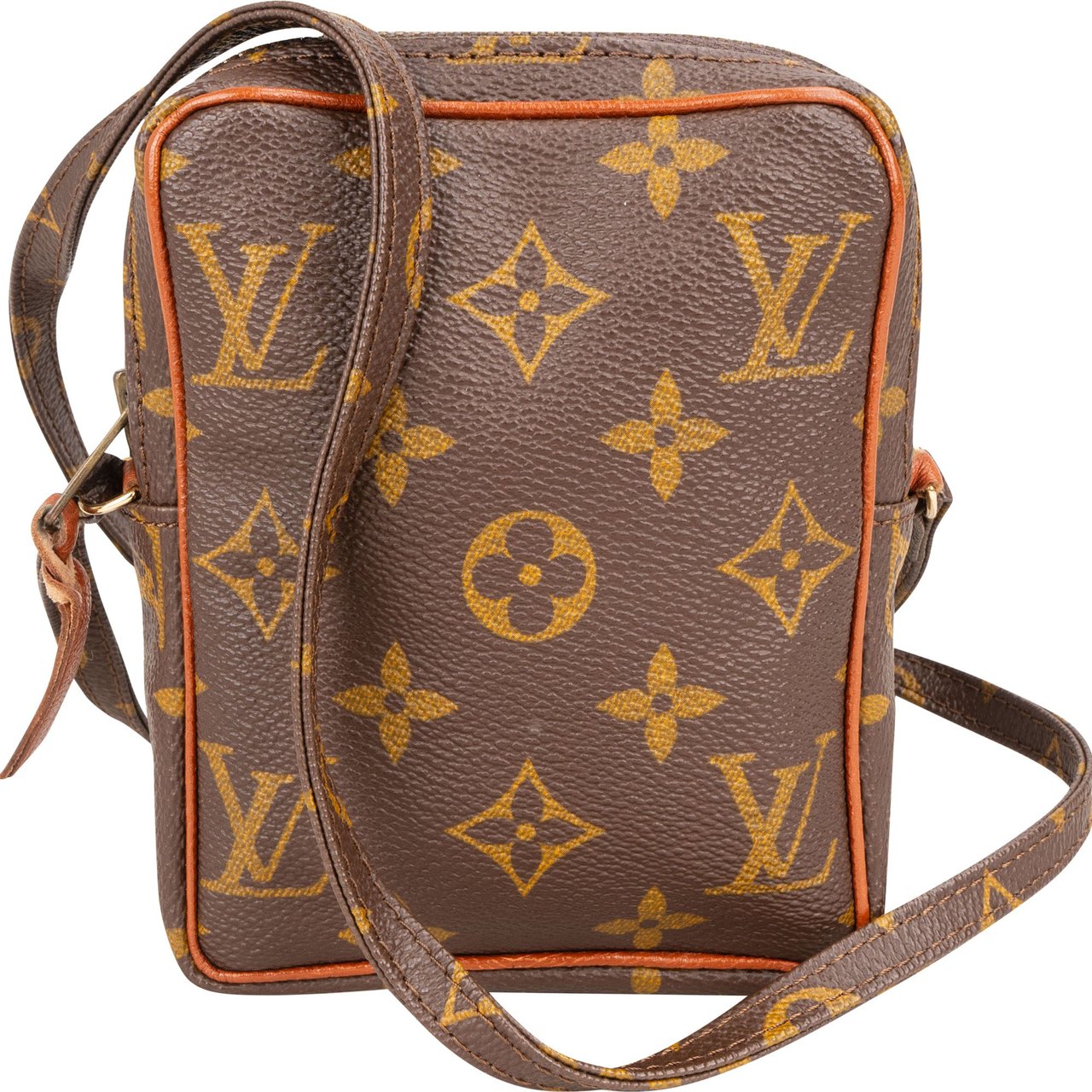 Louis Vuitton Louis Vuitton Canvas Monogram Mini Danube Crossbody Bag Bruin