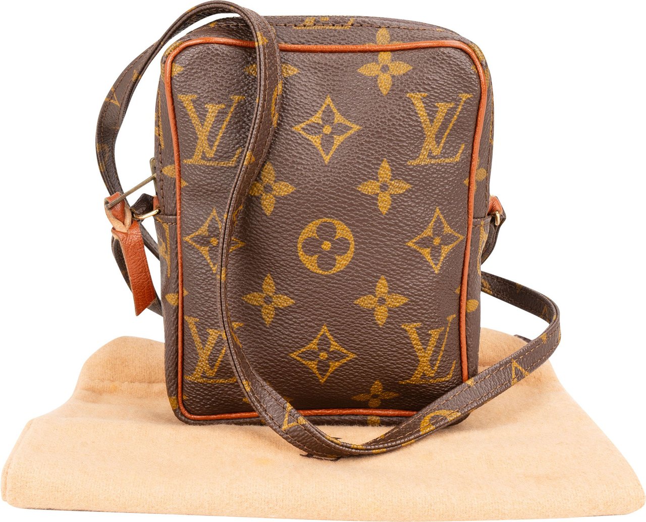 Louis Vuitton Louis Vuitton Canvas Monogram Mini Danube Crossbody Bag Bruin