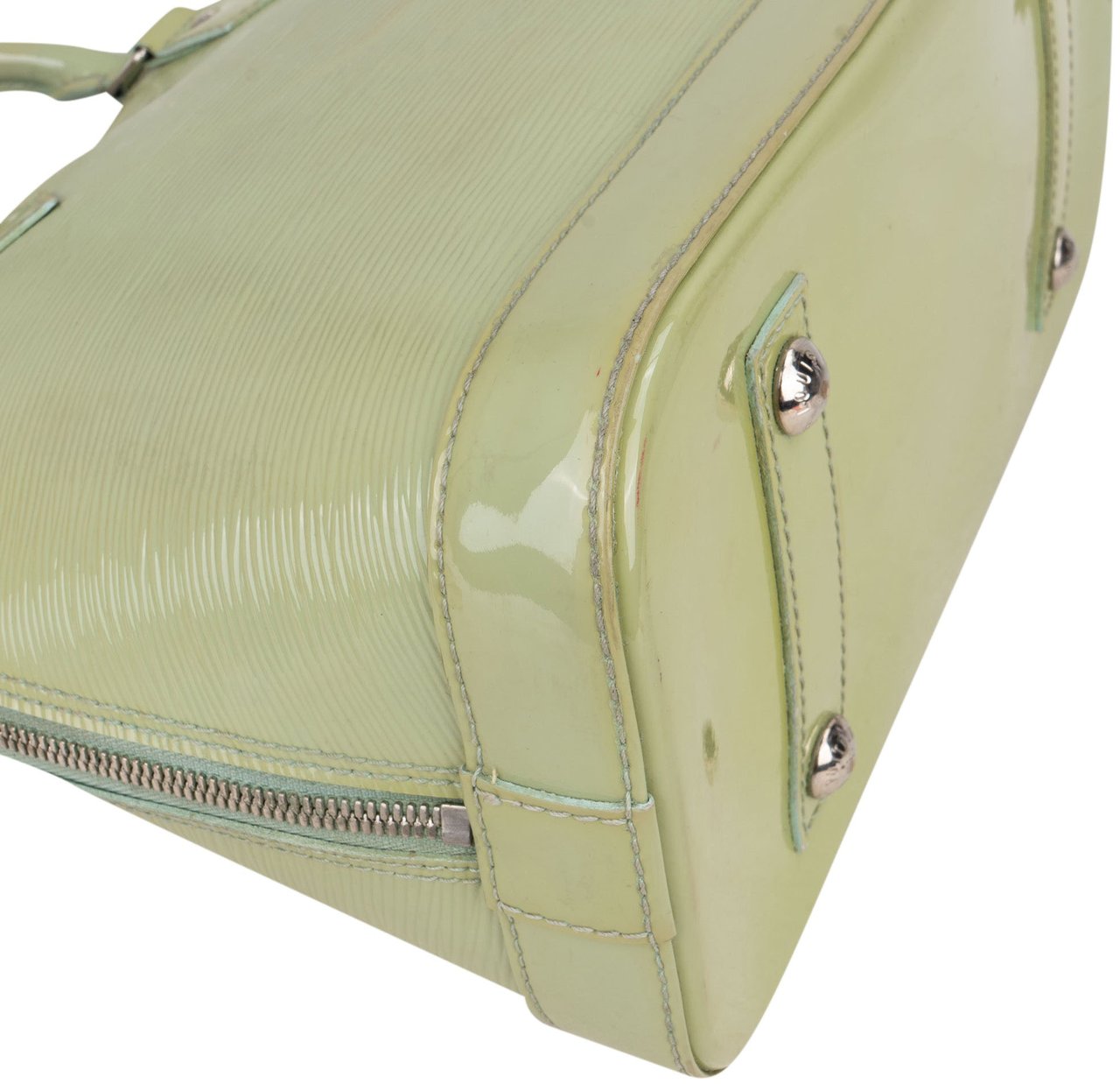 Louis Vuitton Louis Vuitton Green Epi Leather Alma PM Handbag Groen