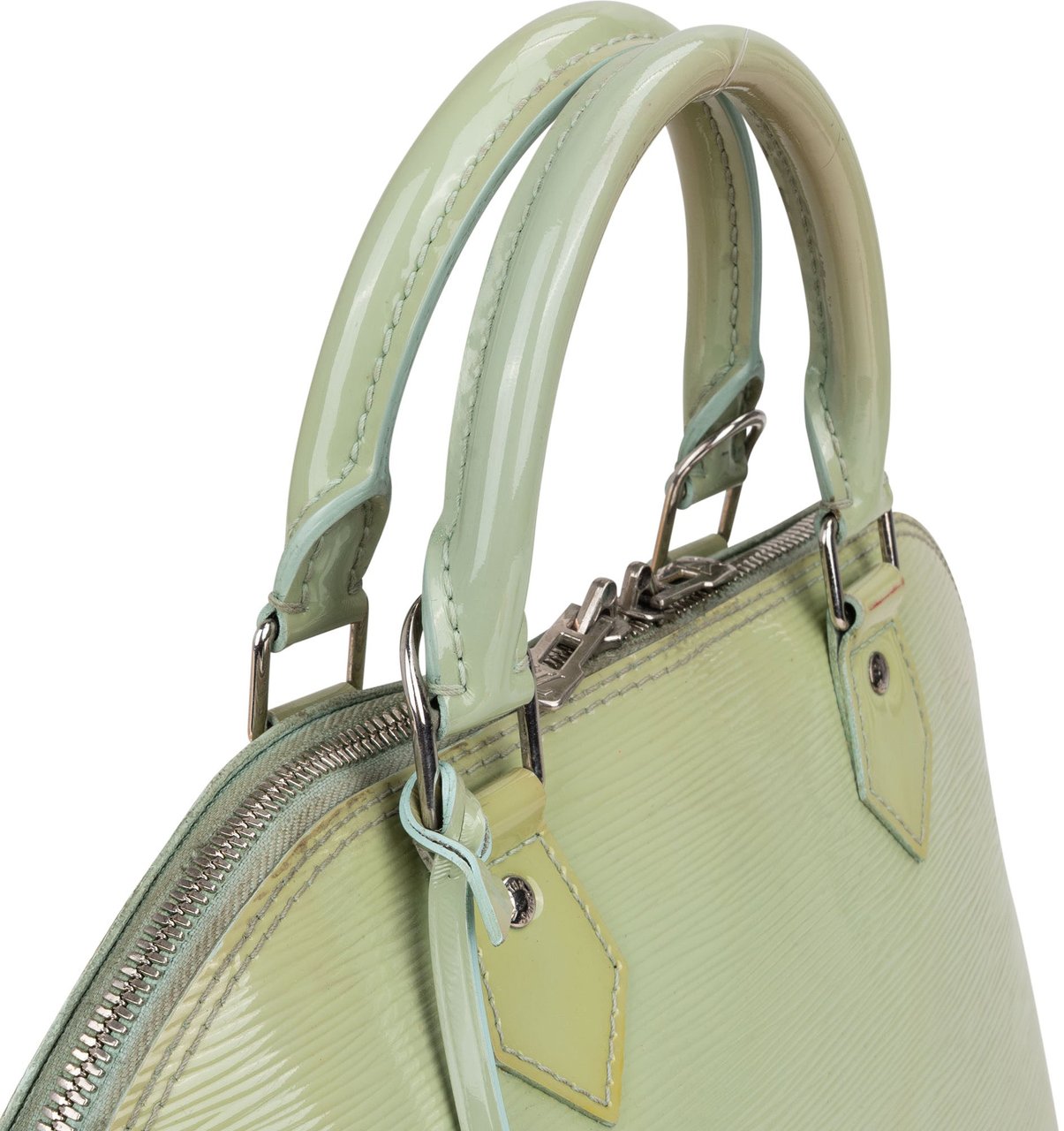 Louis Vuitton Louis Vuitton Green Epi Leather Alma PM Handbag Groen