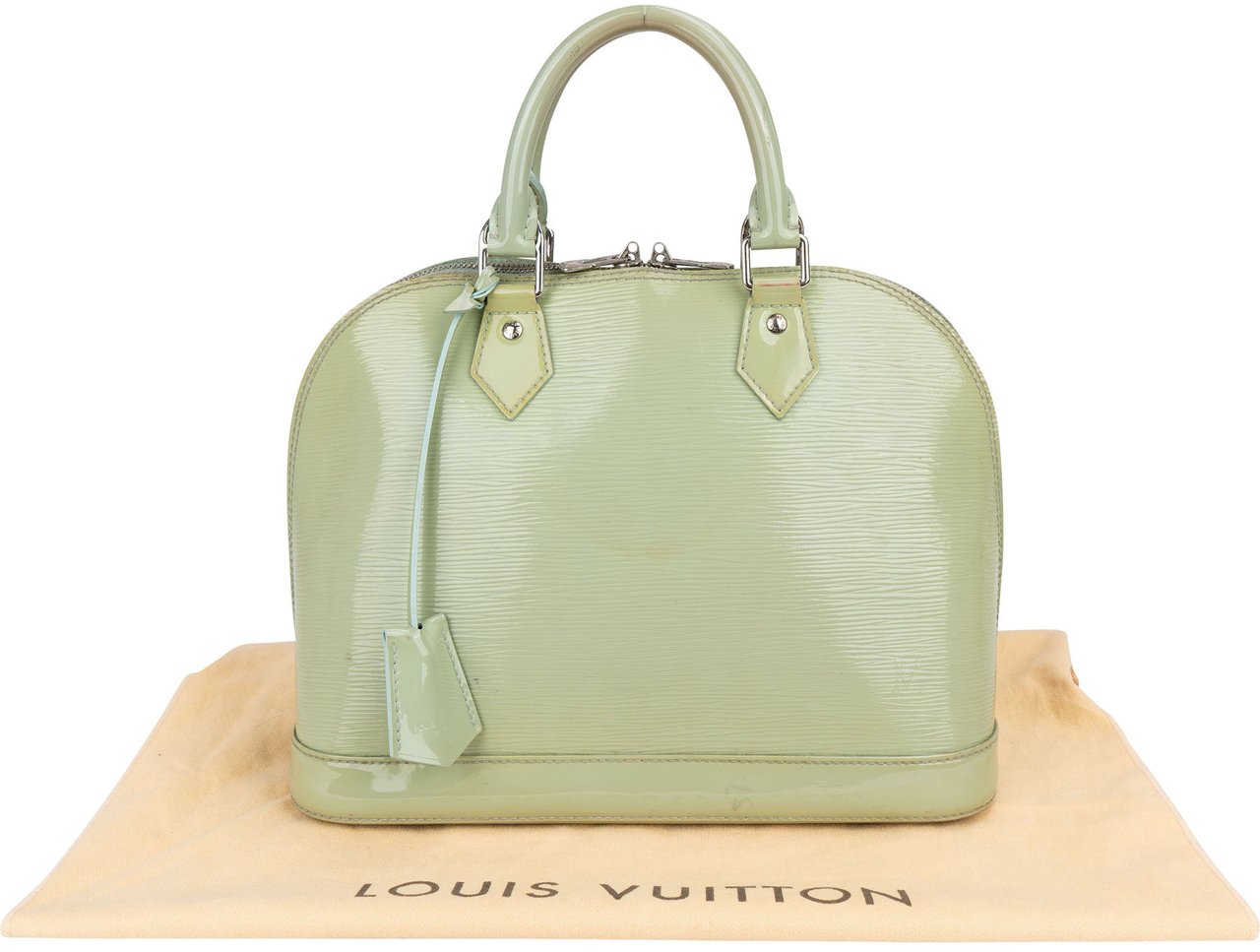 Louis Vuitton Louis Vuitton Green Epi Leather Alma PM Handbag Groen
