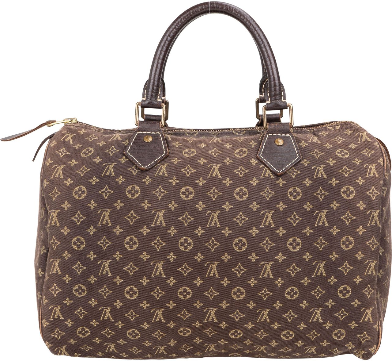 Louis Vuitton Louis Vuitton Mini Lin Monogram Speedy 30 Handbag Bruin