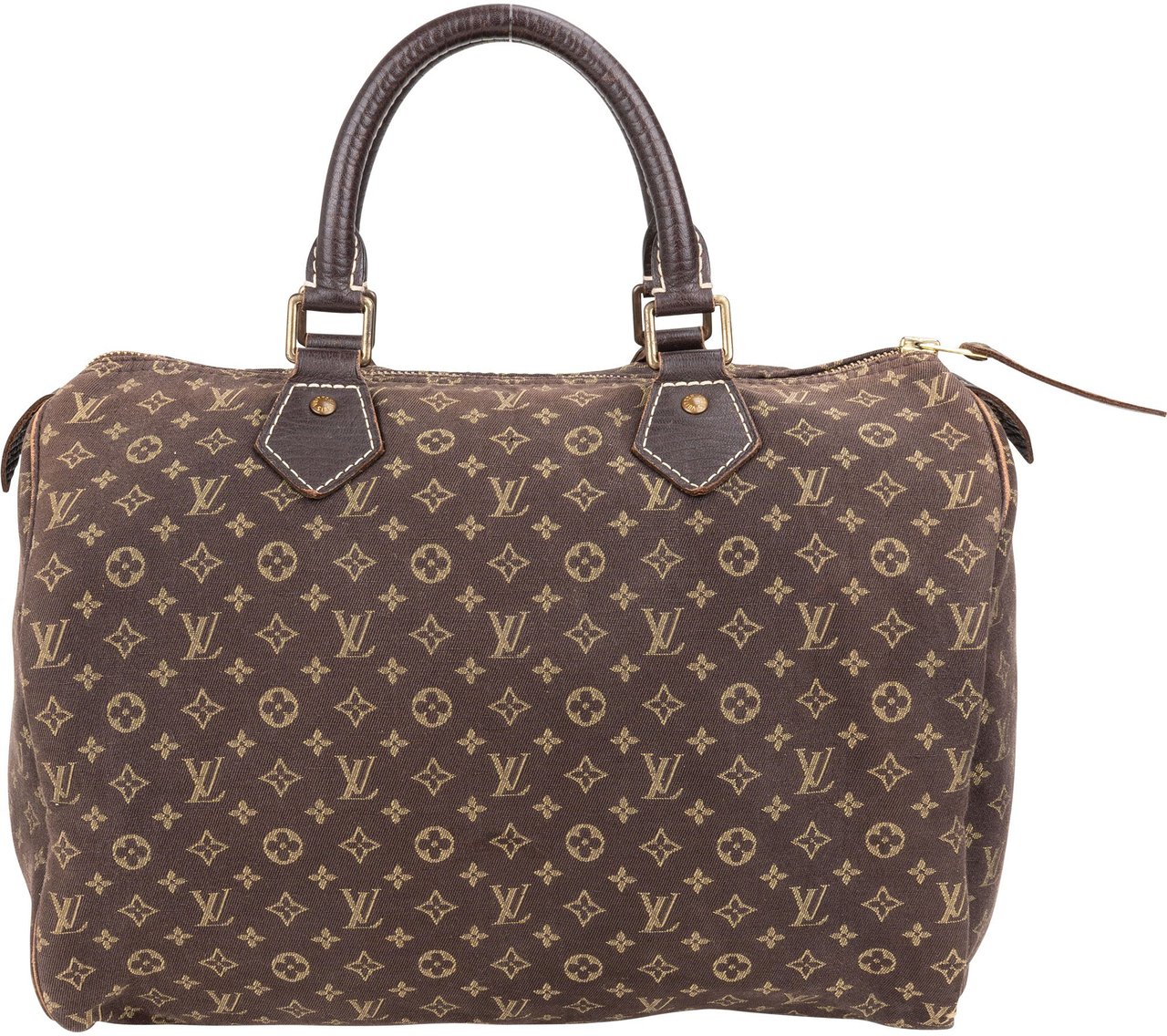 Louis Vuitton Louis Vuitton Mini Lin Monogram Speedy 30 Handbag Bruin