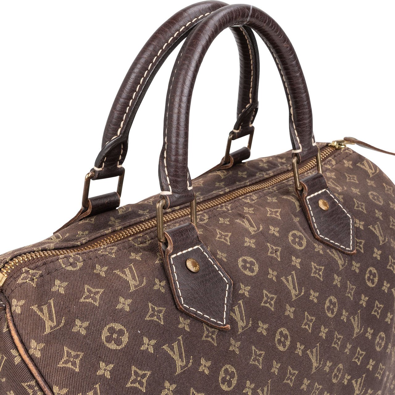 Louis Vuitton Louis Vuitton Mini Lin Monogram Speedy 30 Handbag Bruin