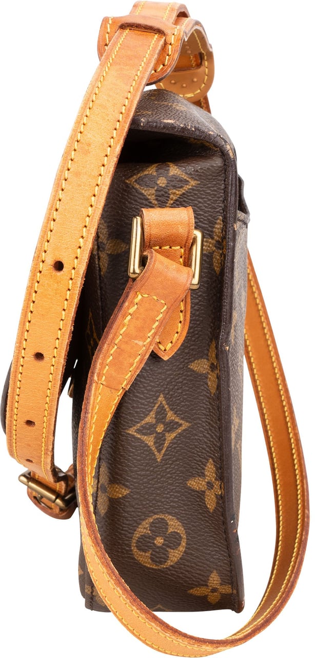 Louis Vuitton Louis Vuitton Canvas Monogram Saint Cloud MM Crossbody Bag Bruin