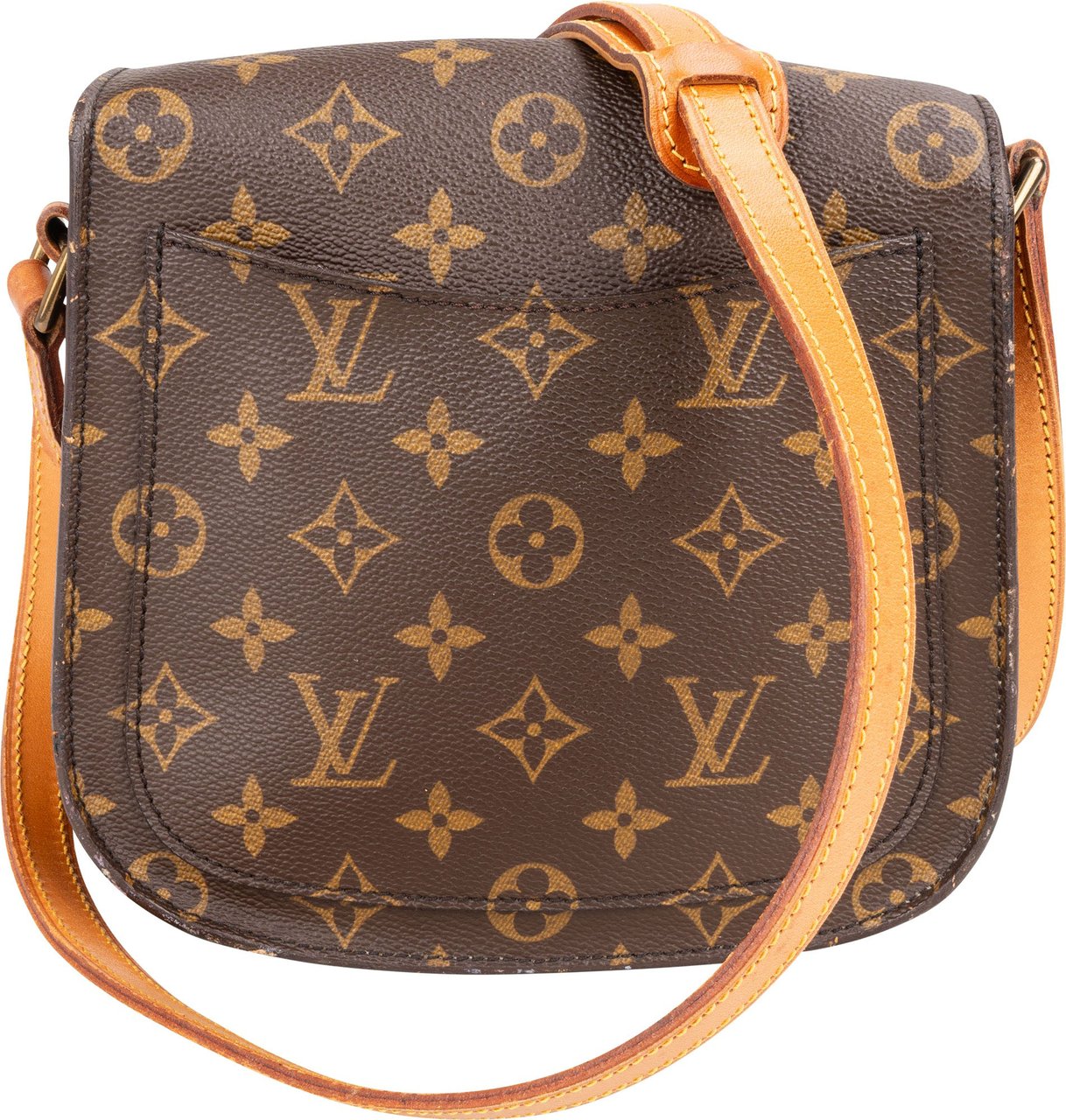 Louis Vuitton Louis Vuitton Canvas Monogram Saint Cloud MM Crossbody Bag Bruin