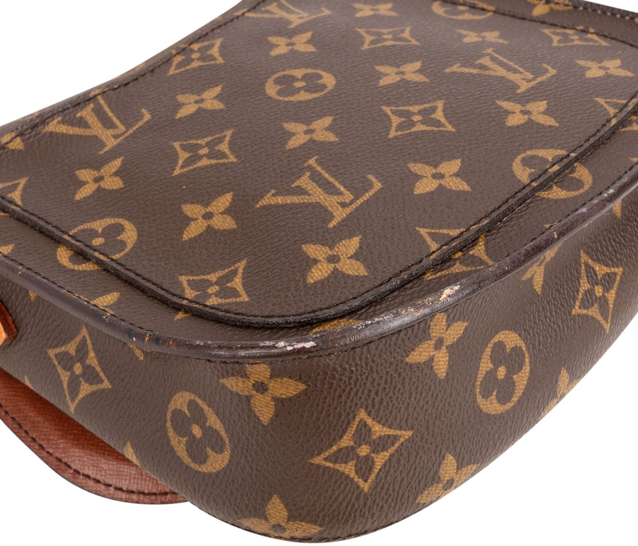 Louis Vuitton Louis Vuitton Canvas Monogram Saint Cloud MM Crossbody Bag Bruin