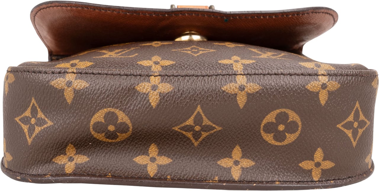 Louis Vuitton Louis Vuitton Canvas Monogram Saint Cloud MM Crossbody Bag Bruin