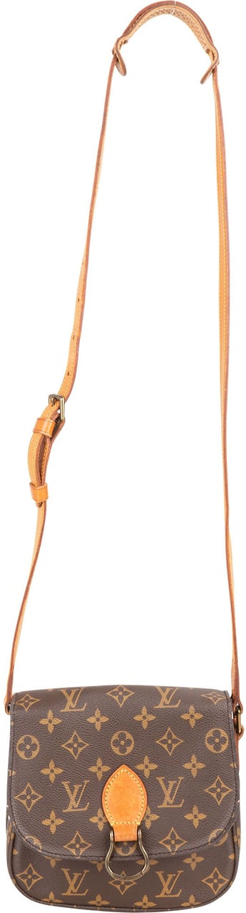 Louis Vuitton Louis Vuitton Canvas Monogram Saint Cloud MM Crossbody Bag Bruin