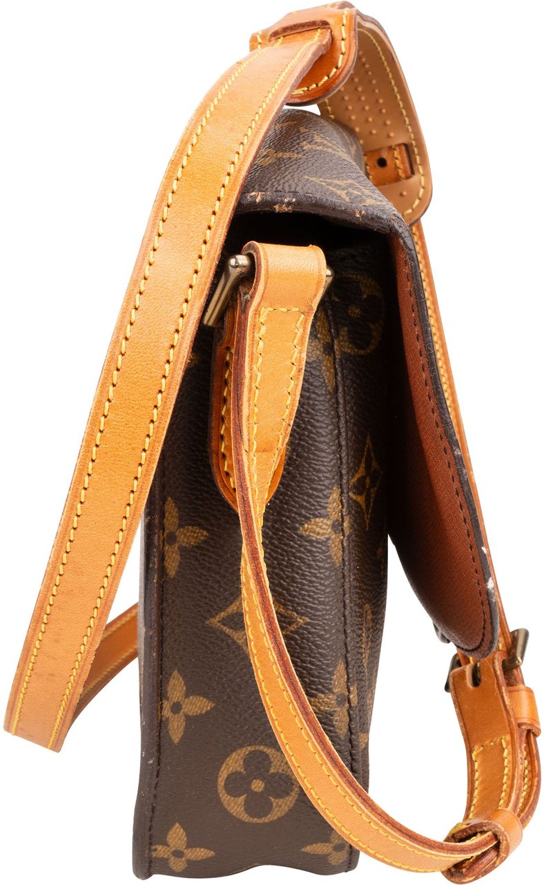 Louis Vuitton Louis Vuitton Canvas Monogram Saint Cloud MM Crossbody Bag Bruin