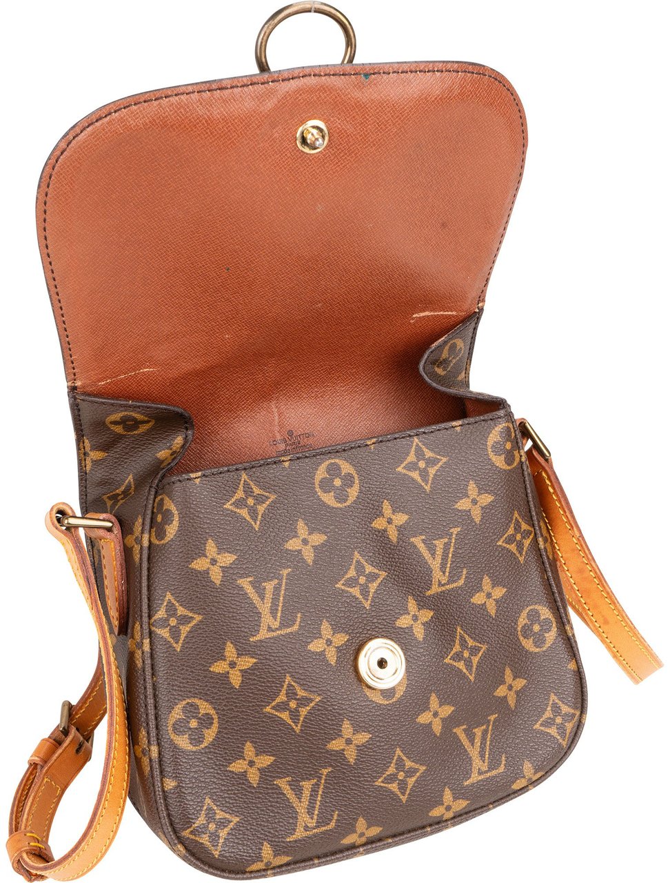 Louis Vuitton Louis Vuitton Canvas Monogram Saint Cloud MM Crossbody Bag Bruin