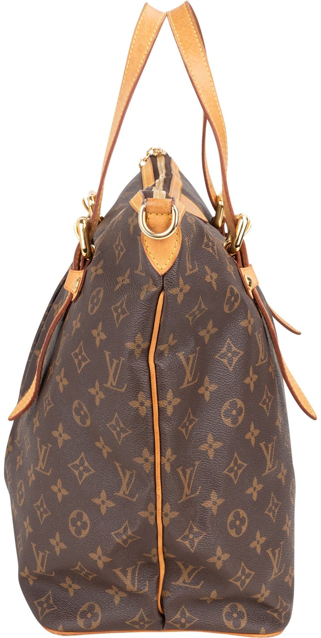 Louis Vuitton Louis Vuitton Canvas Monogram Palermo GM Handbag Bruin
