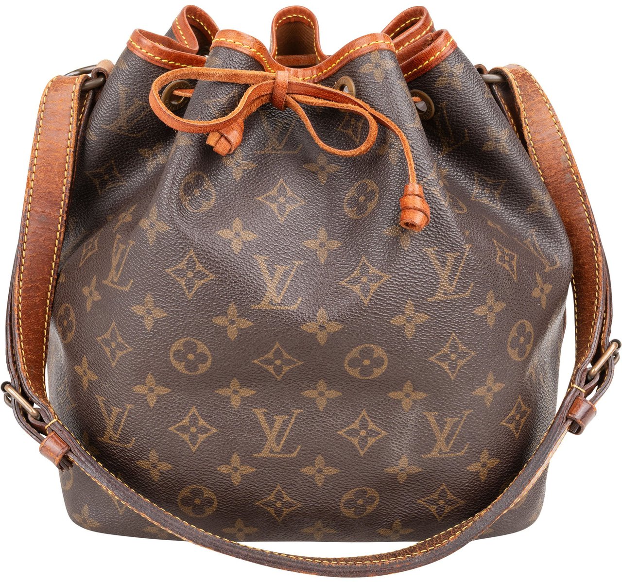 Louis Vuitton Louis Vuitton Canvas Monogram Sac Noe Petit Shoulder Bag Bruin