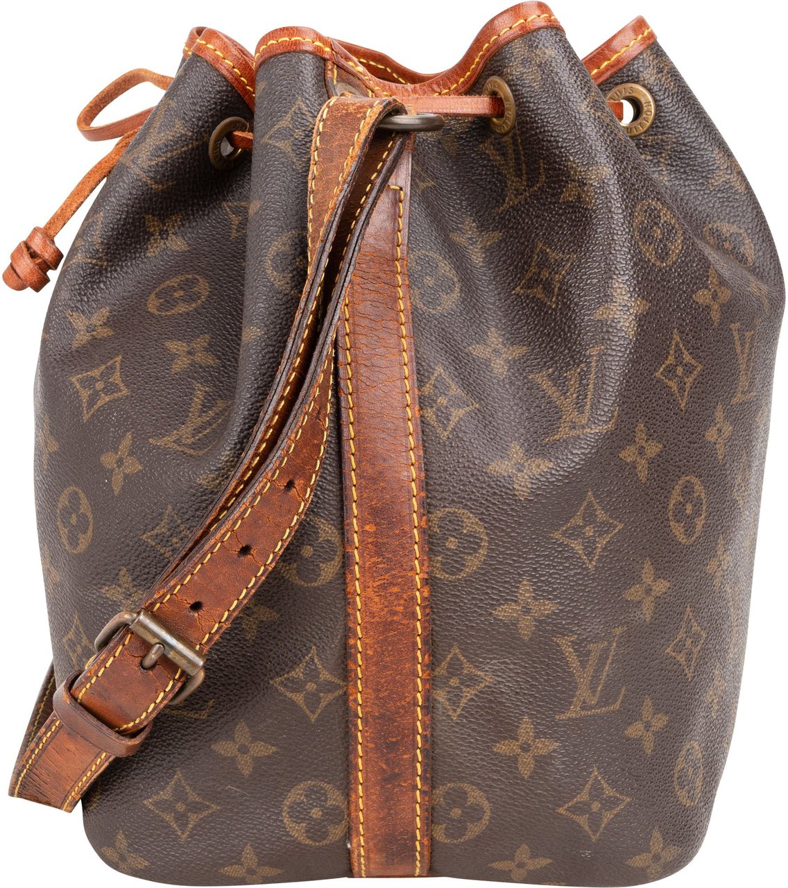 Louis Vuitton Louis Vuitton Canvas Monogram Sac Noe Petit Shoulder Bag Bruin
