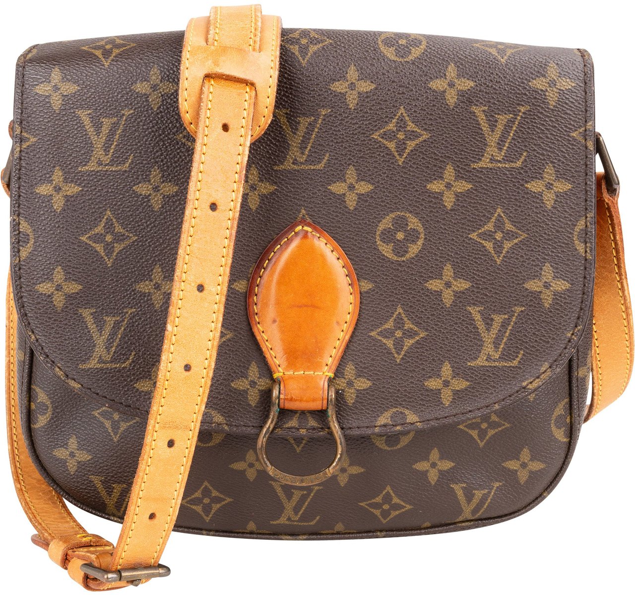 Louis Vuitton Louis Vuitton Canvas Monogram Saint Cloud GM Crossbody Bag Bruin
