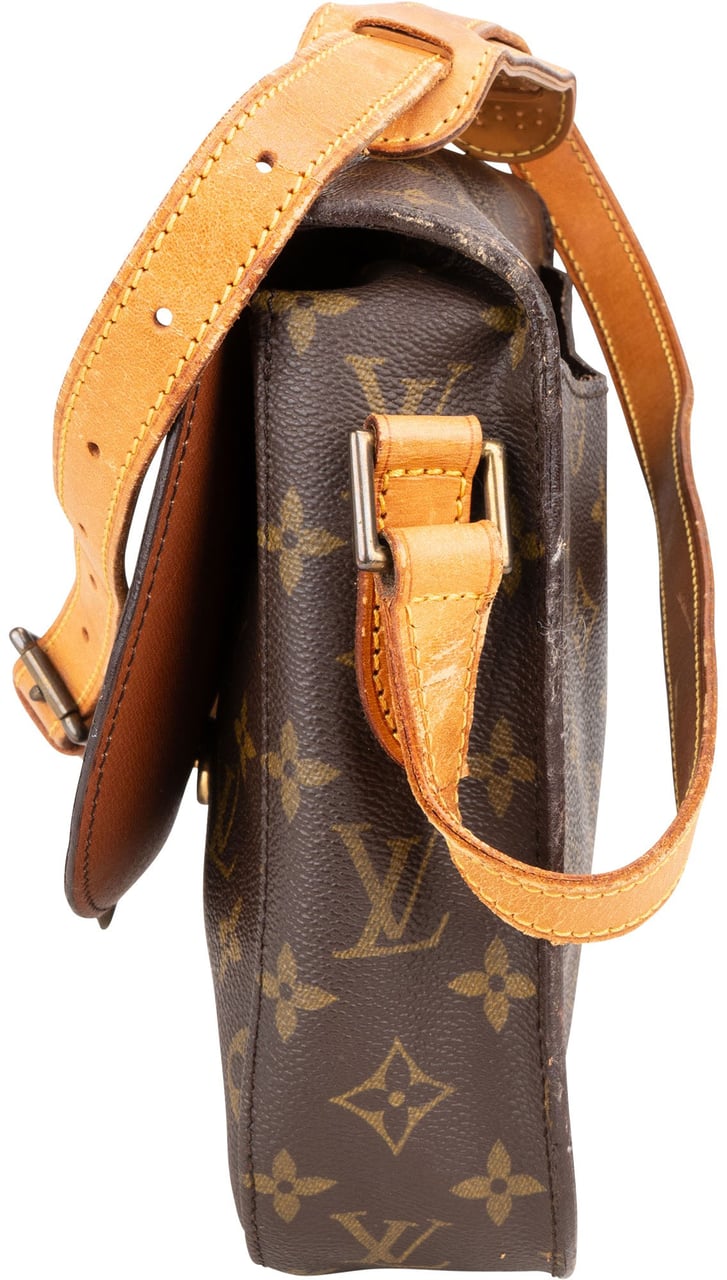 Louis Vuitton Louis Vuitton Canvas Monogram Saint Cloud GM Crossbody Bag Bruin