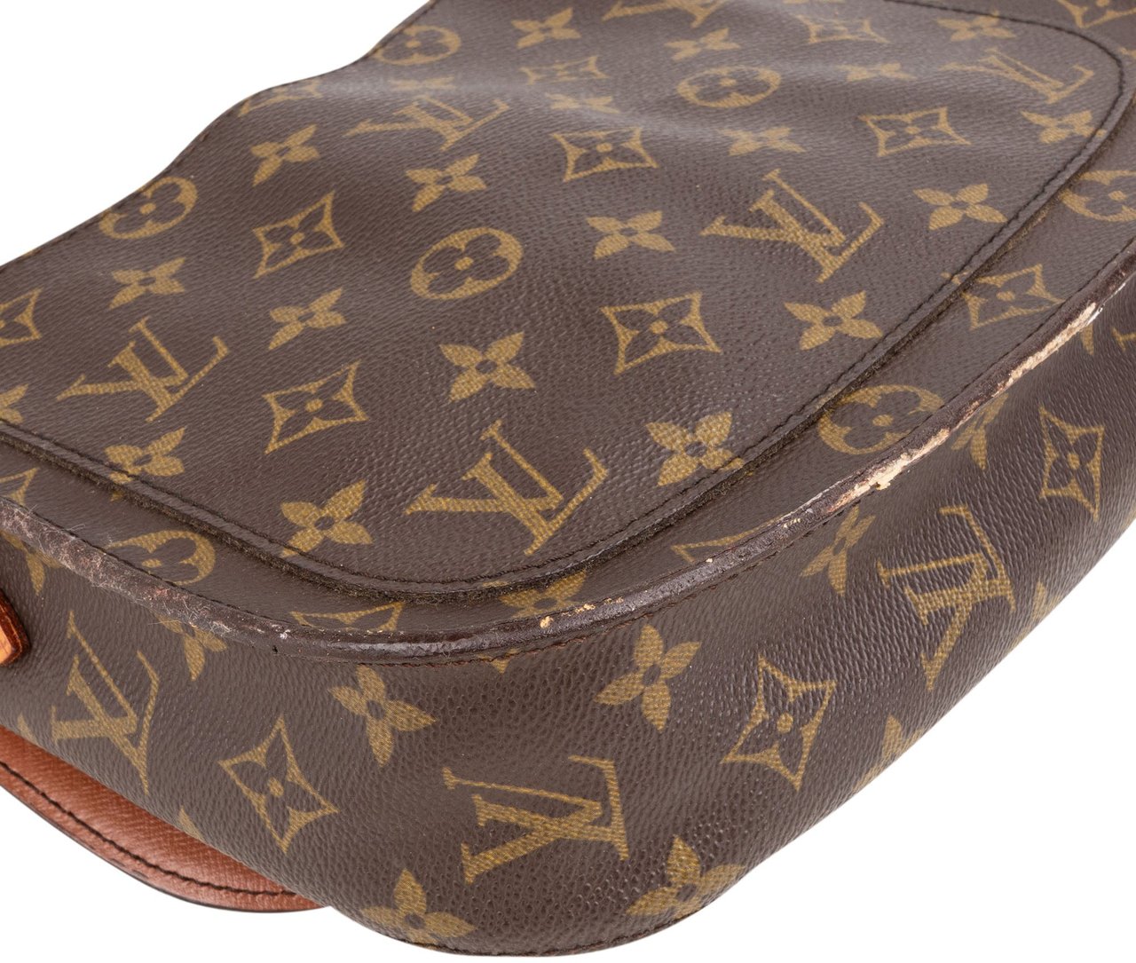 Louis Vuitton Louis Vuitton Canvas Monogram Saint Cloud GM Crossbody Bag Bruin