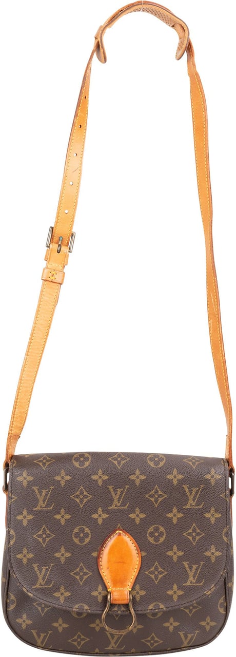 Louis Vuitton Louis Vuitton Canvas Monogram Saint Cloud GM Crossbody Bag Bruin