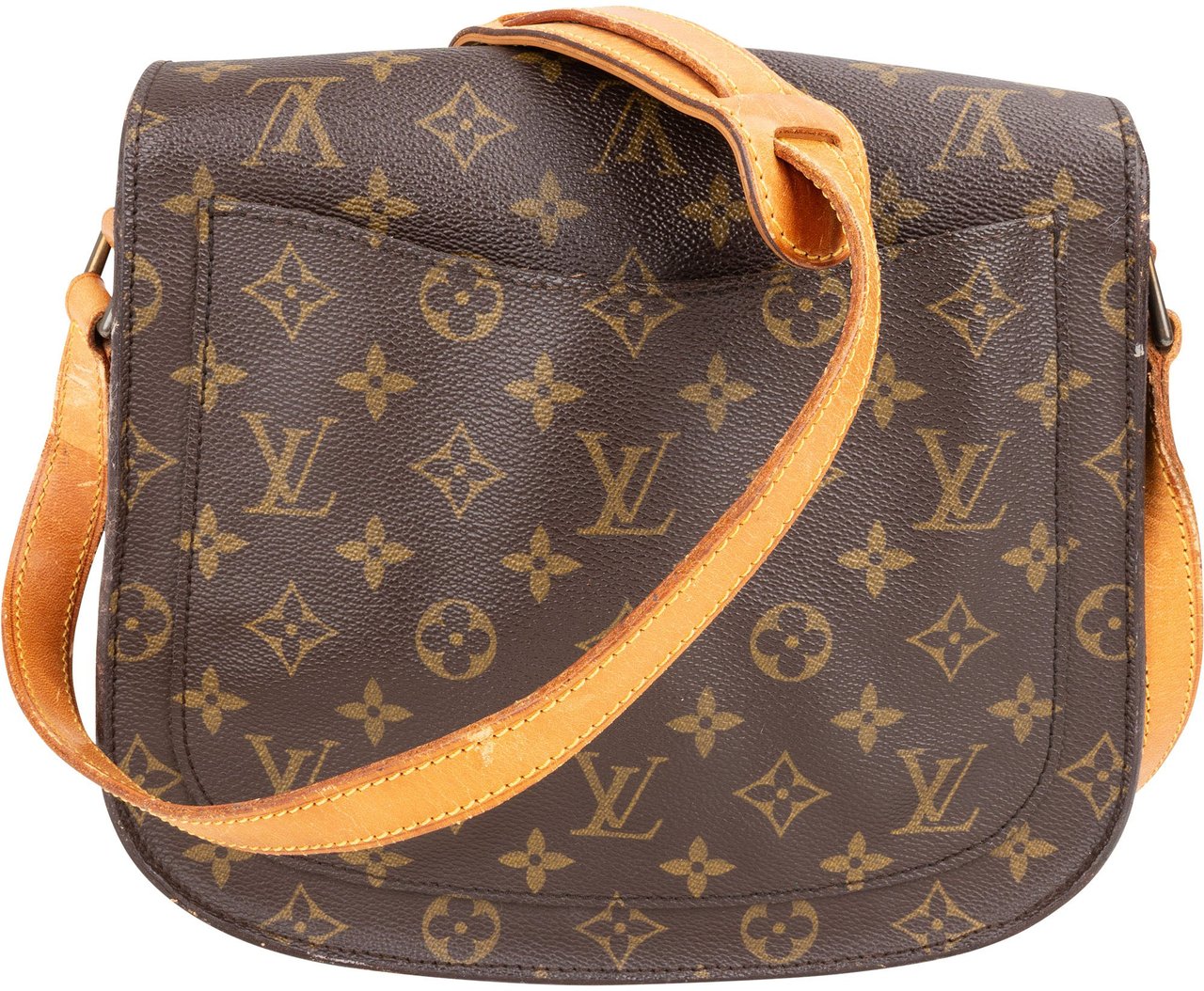 Louis Vuitton Louis Vuitton Canvas Monogram Saint Cloud GM Crossbody Bag Bruin