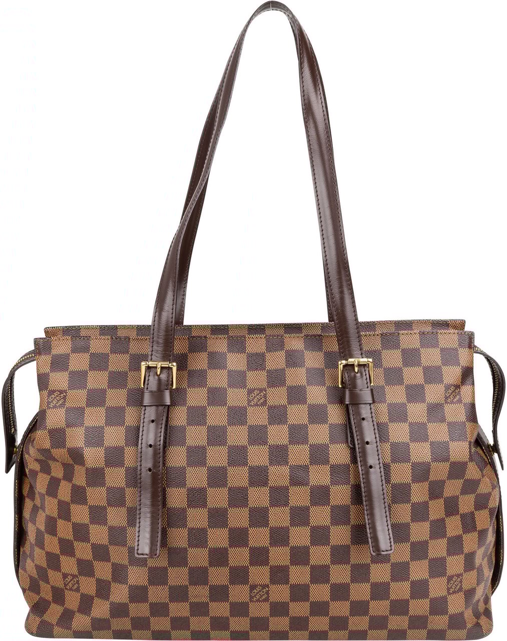 Louis Vuitton Louis Vuitton Damier Ebene Monogram Chelsea Shoulder Bag Bruin
