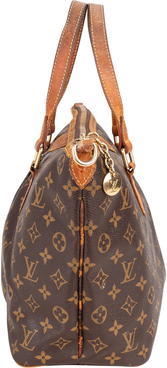 Louis Vuitton Louis Vuitton Canvas Monogram Palermo PM Handbag Bruin