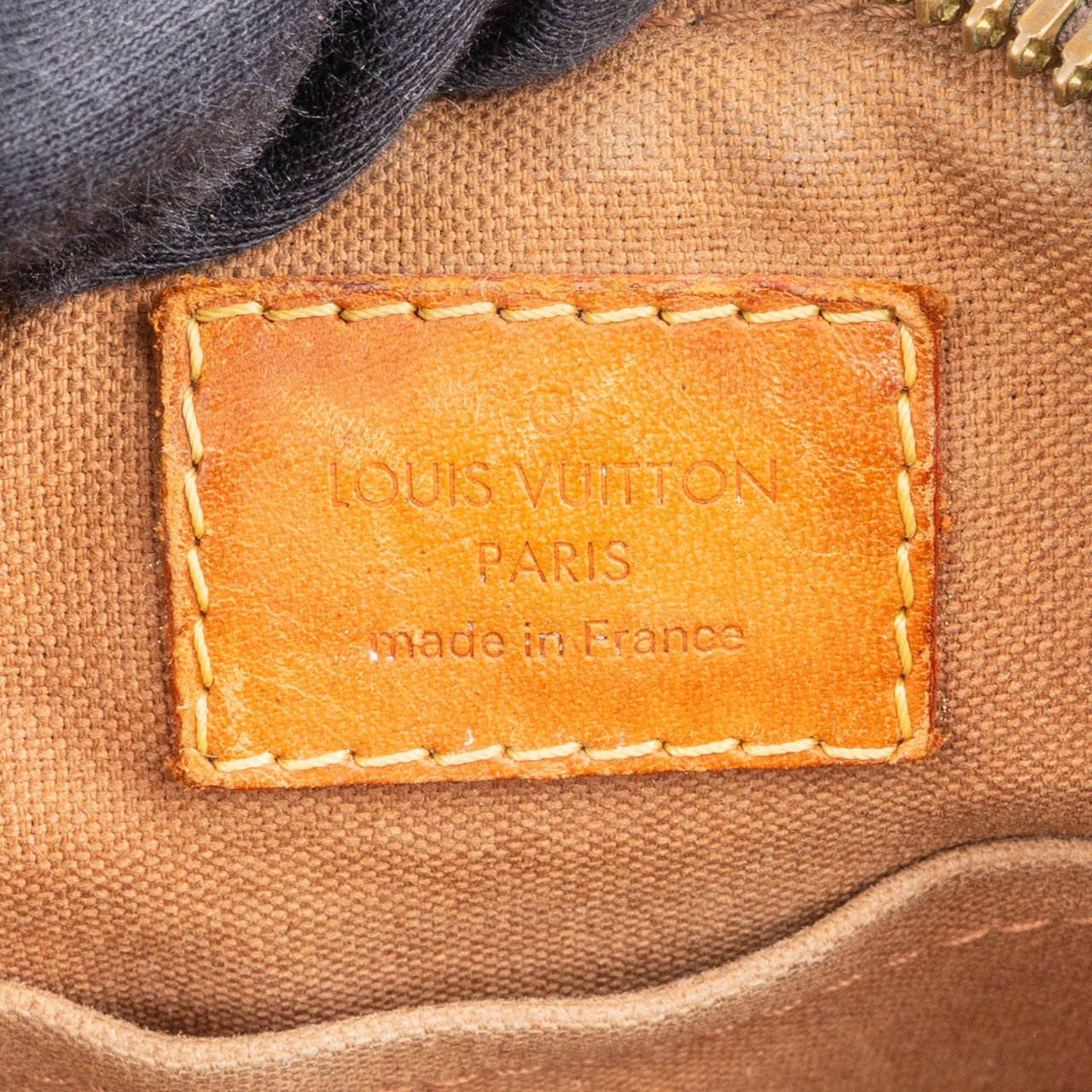 Louis Vuitton Louis Vuitton Canvas Monogram Palermo PM Handbag Bruin