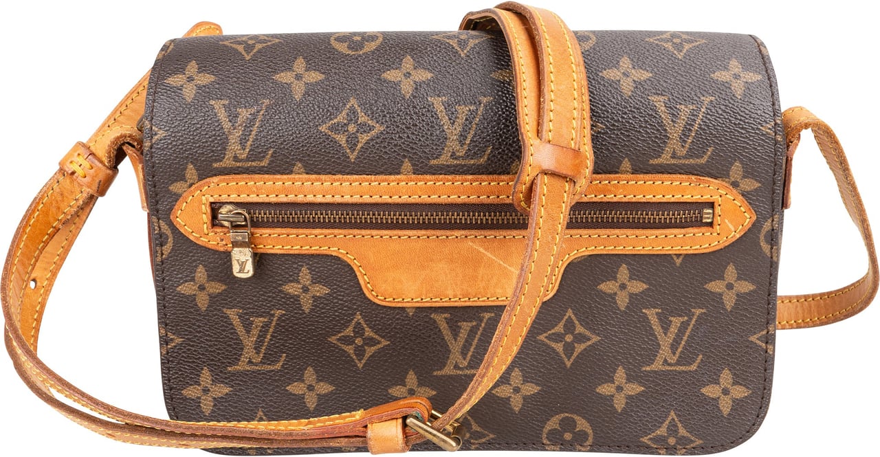 Louis Vuitton Louis Vuitton Canvas Monogram Saint Germain PM Crossbody Bag Bruin
