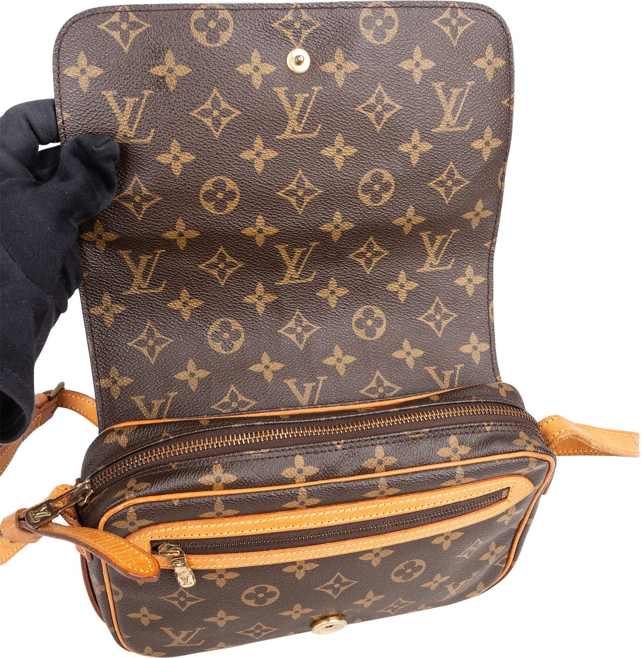 Louis Vuitton Louis Vuitton Canvas Monogram Saint Germain PM Crossbody Bag Bruin