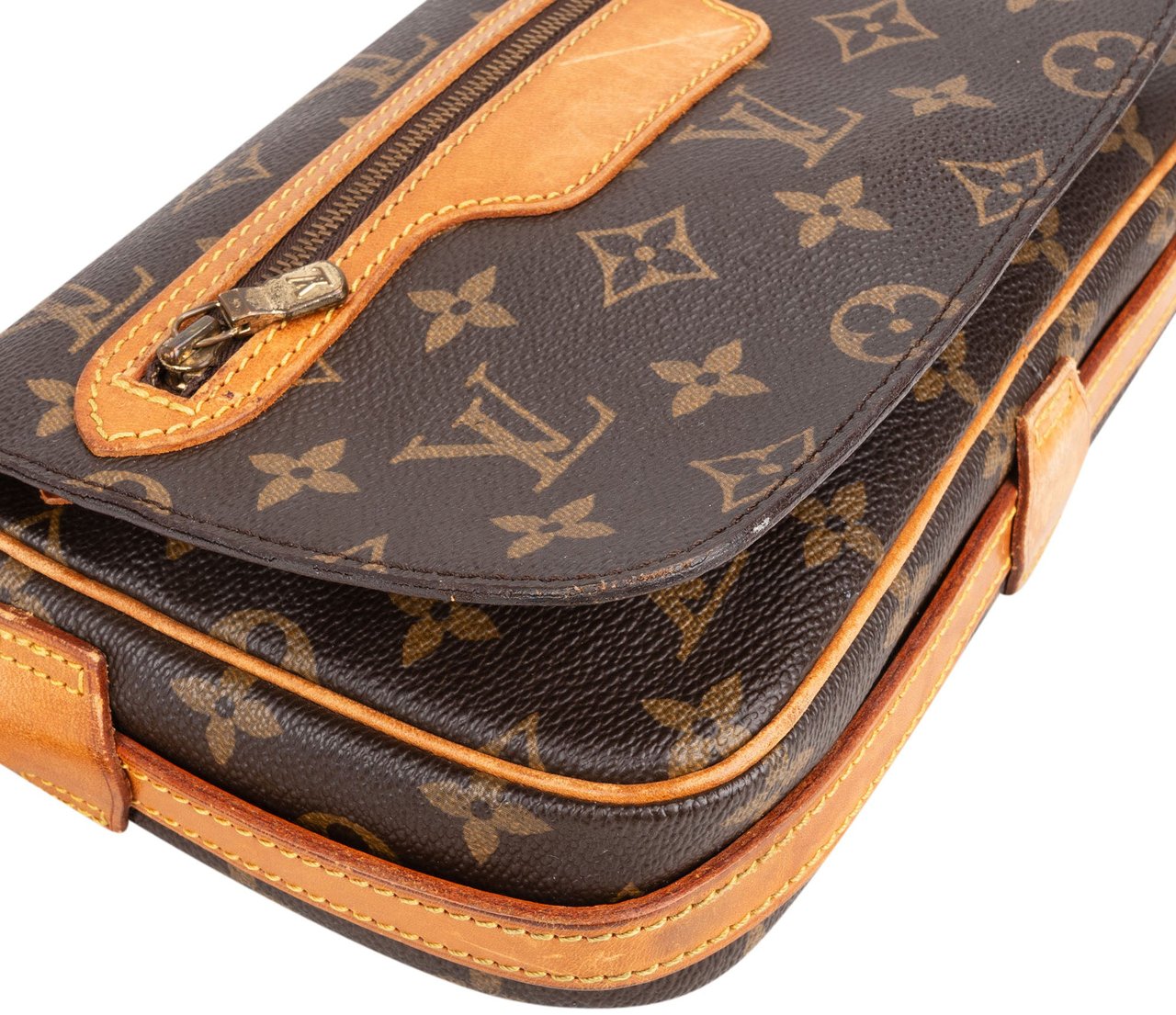 Louis Vuitton Louis Vuitton Canvas Monogram Saint Germain PM Crossbody Bag Bruin