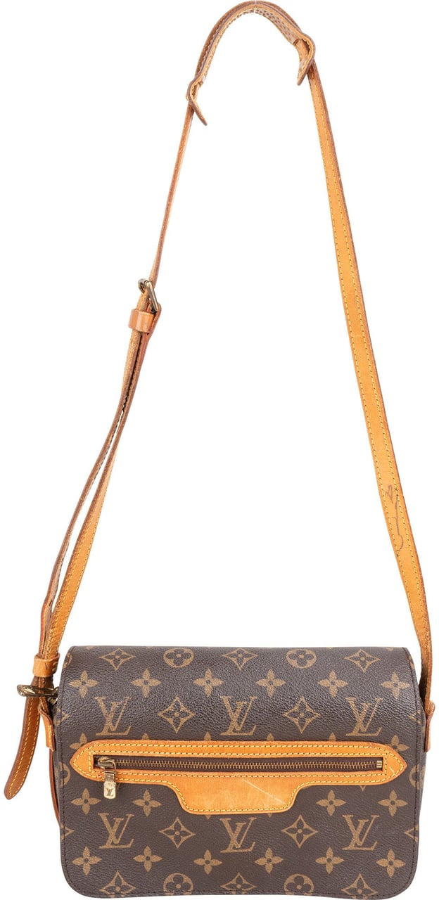 Louis Vuitton Louis Vuitton Canvas Monogram Saint Germain PM Crossbody Bag Bruin