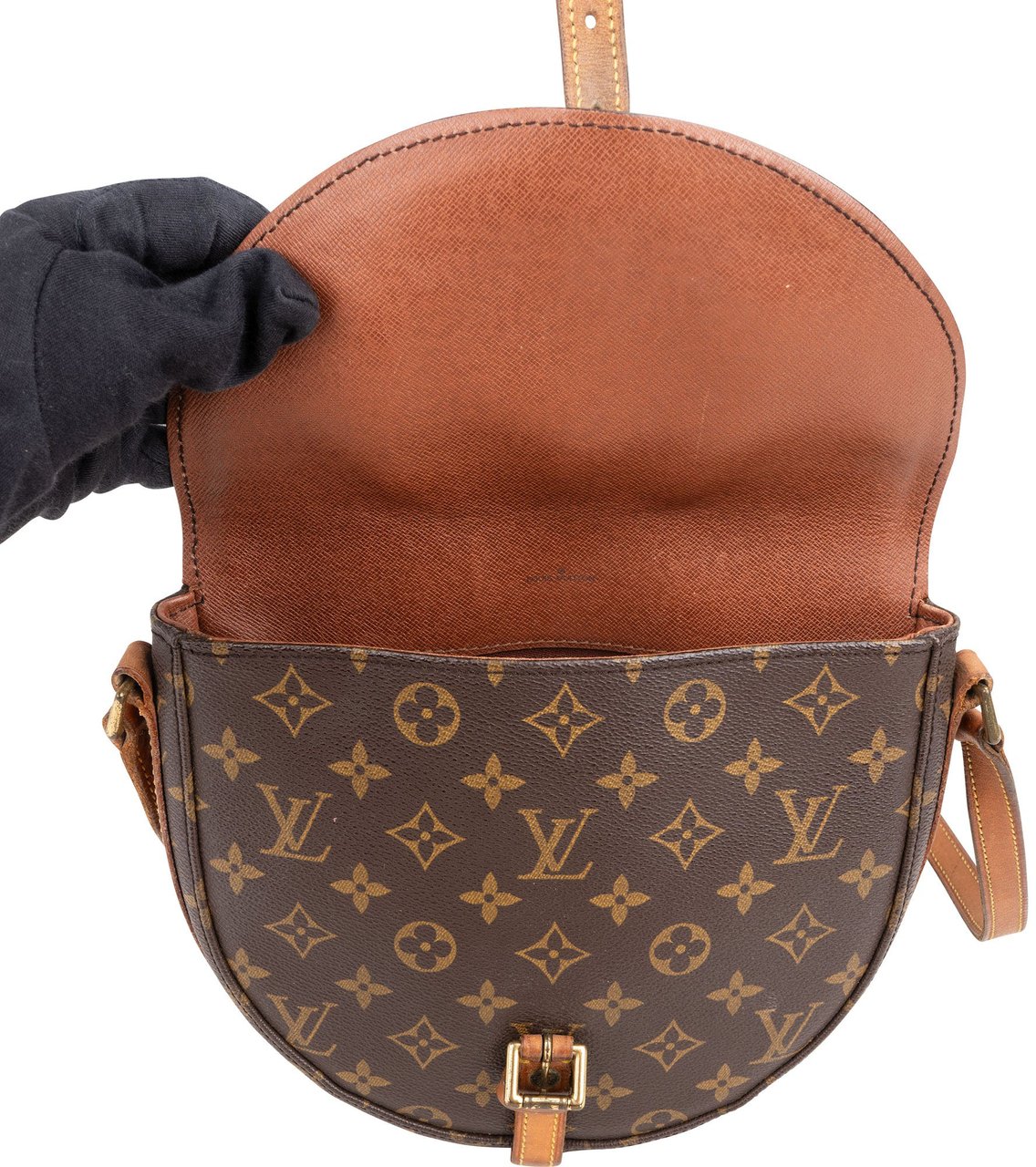 Louis Vuitton Louis Vuitton Canvas Monogram Chantilly MM Crossbody Bag Bruin