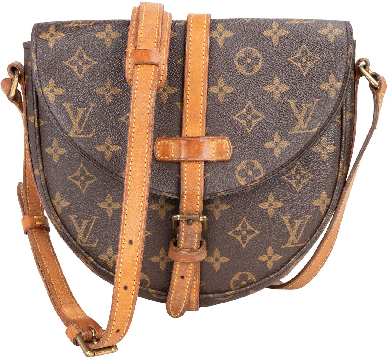 Louis Vuitton Louis Vuitton Canvas Monogram Chantilly MM Crossbody Bag Bruin