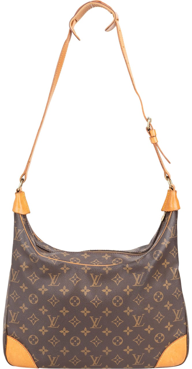 Louis Vuitton Louis Vuitton Canvas Monogram Boulogne Crossbody Bag Bruin