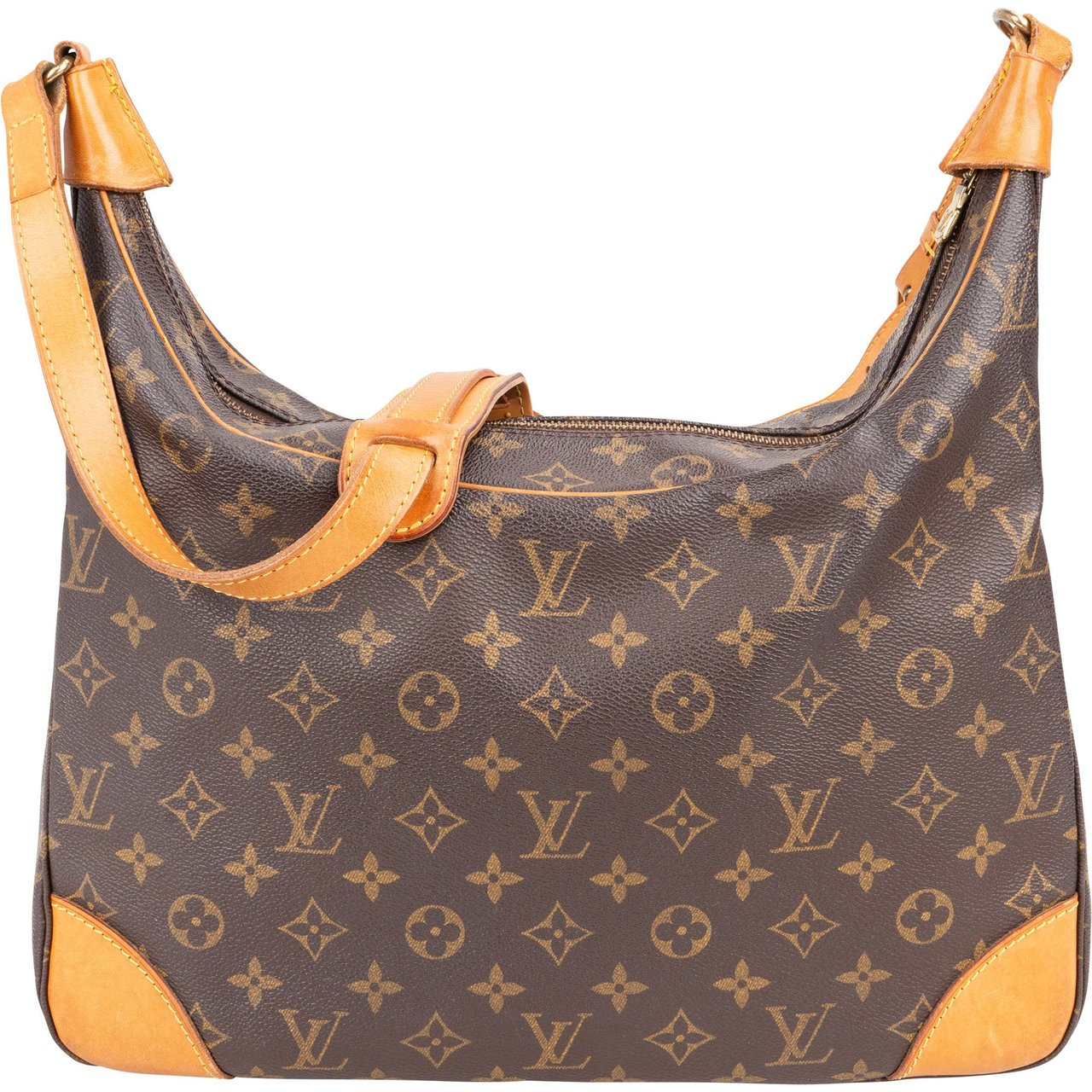Louis Vuitton Louis Vuitton Canvas Monogram Boulogne Crossbody Bag Bruin