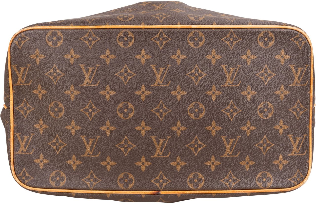 Louis Vuitton Louis Vuitton Canvas Monogram Palermo GM Handbag Bruin