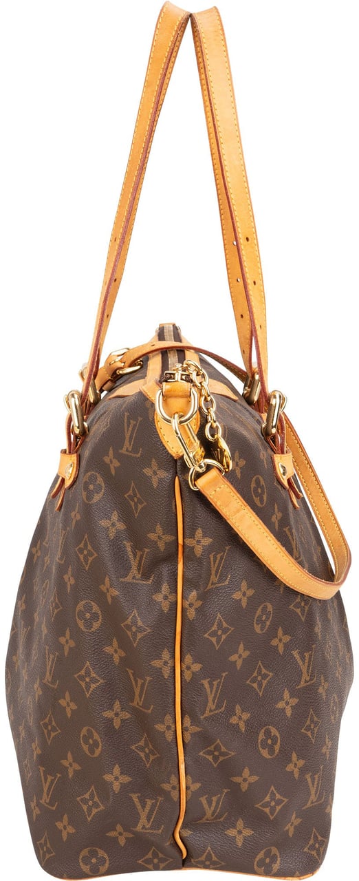Louis Vuitton Louis Vuitton Canvas Monogram Palermo GM Handbag Bruin