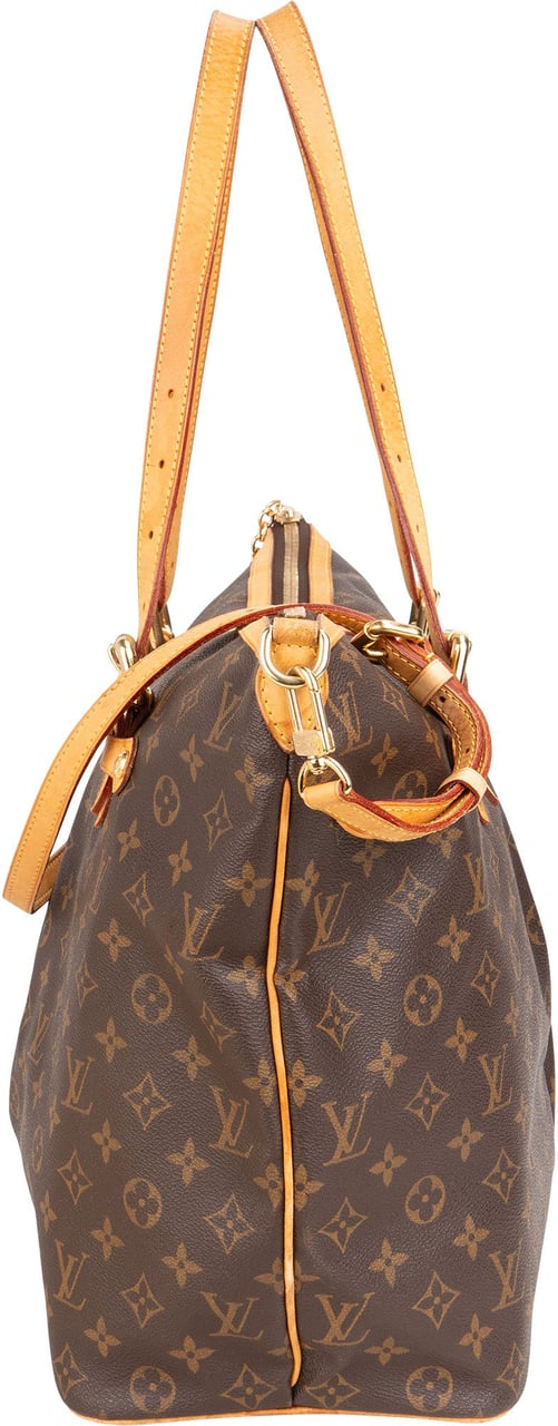 Louis Vuitton Louis Vuitton Canvas Monogram Palermo GM Handbag Bruin